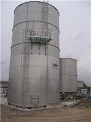 Bau Abwassertanks fr Anaerobanlage, Vorversuerung, UASB-Reaktor